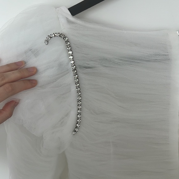 Like new KHAITE Trisha Puff-sleeve Tulle Dress - Picture 12 of 16